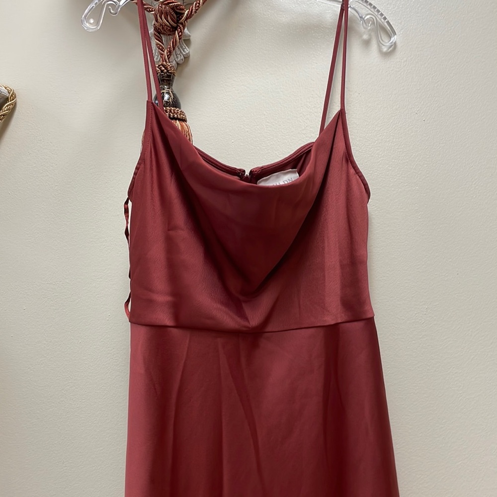 BHLDN Cali Satin Charmeuse Midi Dress By Anthropologie!!🔥🔥🔥 - Picture 6 of 16
